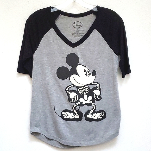 Disney Skeleton Mickey Mouse Size Medium - Picture 1 of 4